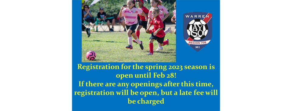 Registration for Spring 2023